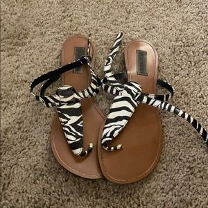 Steve Madden Zebra sandals